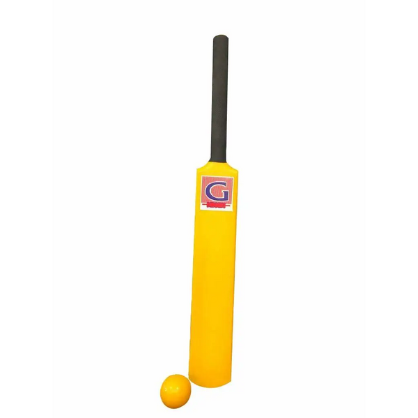 Cricket Bat and Ball Set GR Plastic Yellow - BATS - CRICKET SETS