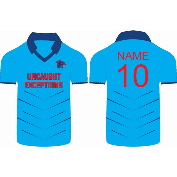 Sky blue cricket 2024 jersey