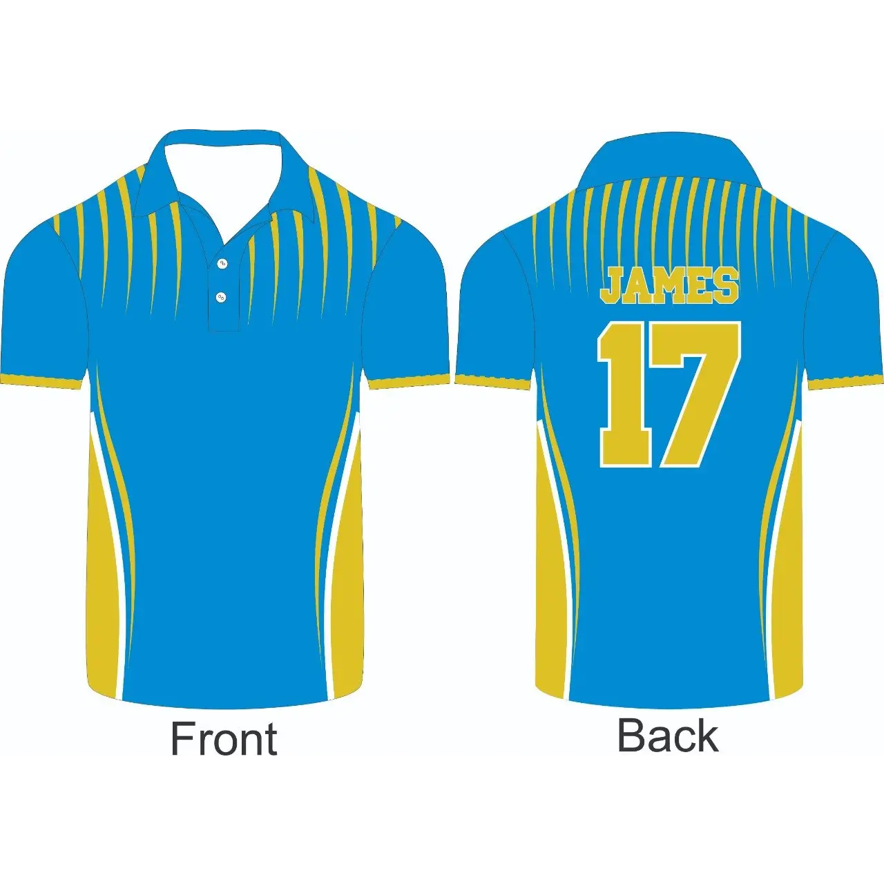 Cricket Jersey Shirt Kit Customized it With Name Number Logo - S-XL - Custom Cricket Jerseys