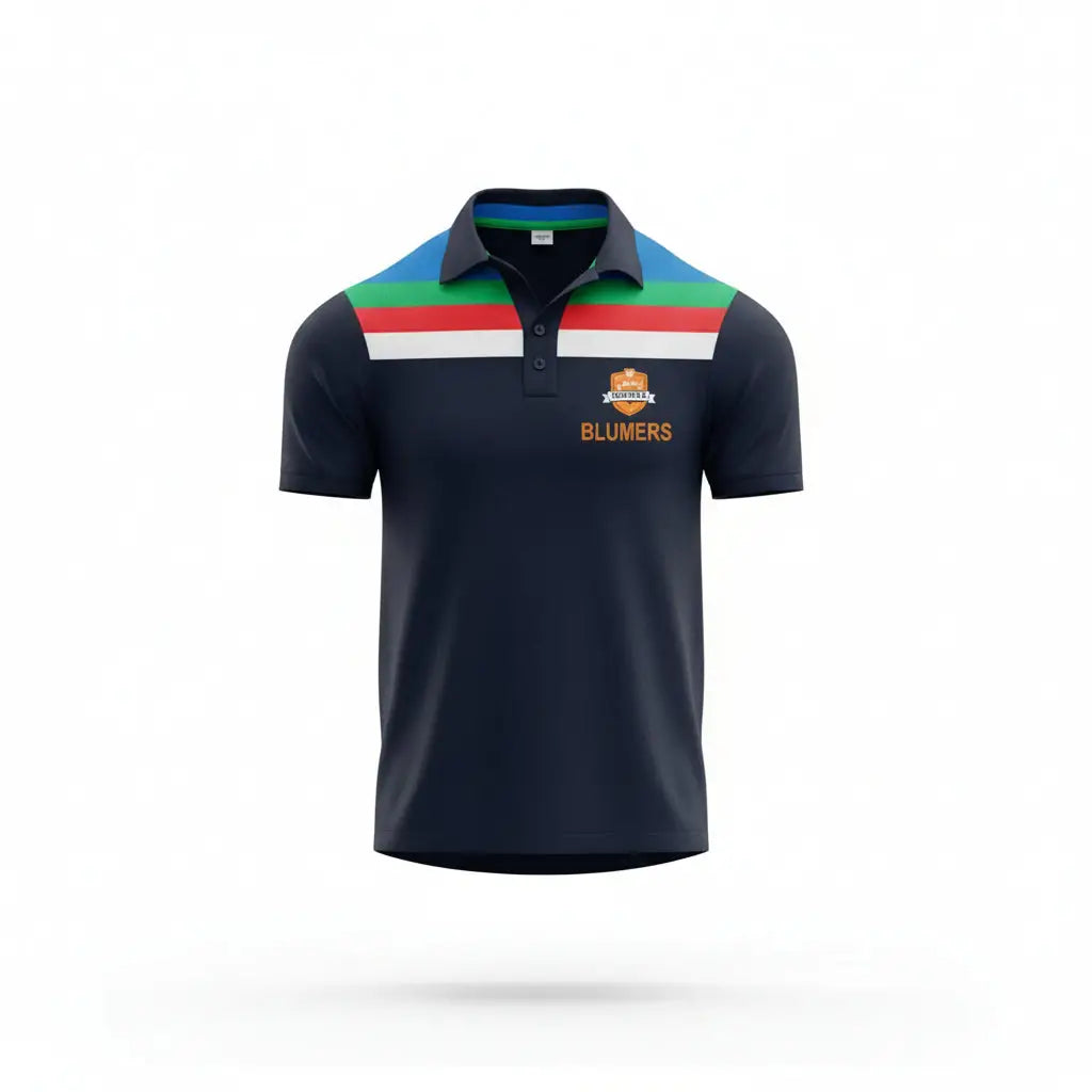 Cricket Shirt And Trouser Fully Customized With Player And Team Name Logo Number - Blue 2 Piece Set - Custom Cricket Wear 2PC Full