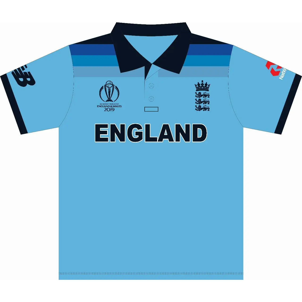 England Cricket Team Shirt Jersey Kit World Cup 2019 Replica - CLOTHING - SHIRT