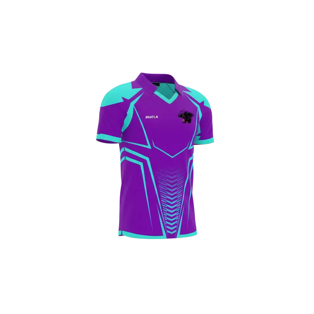 Fully Customizable Cricket Shirt Trouser And Cap With Name And Number - Blue 3 Piece Set