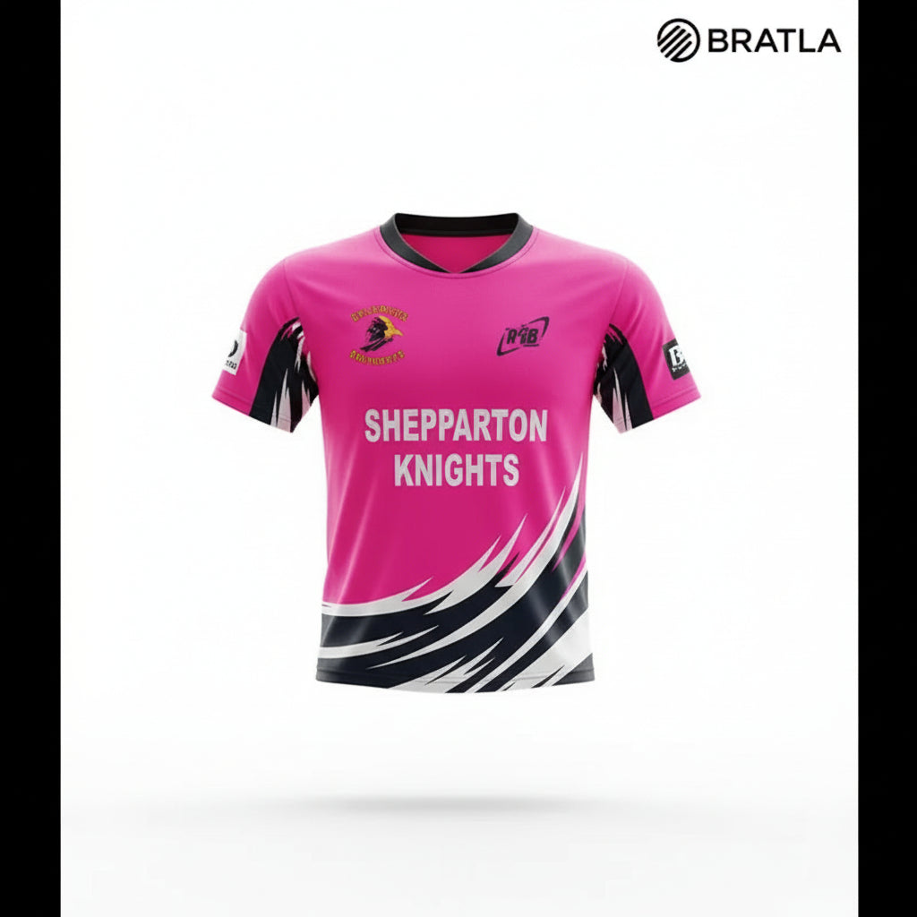 Cricket Uniform Full Sublimation Jerseys Color Clothing Custom Pink & Black 3 Piece Set
