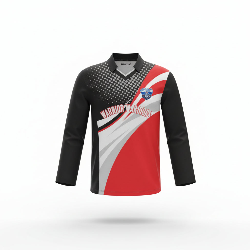 Cricket Uniform Kit Red Black Design 2 Piece Set