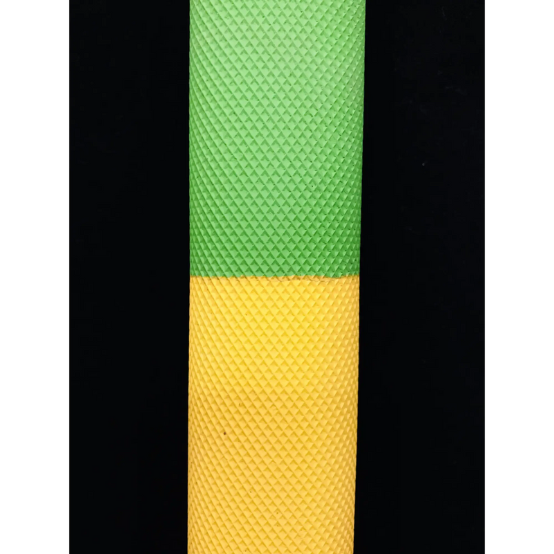 GR Cricket Bat Grip Diamond Design Full Green/Yellow/Black Cricket