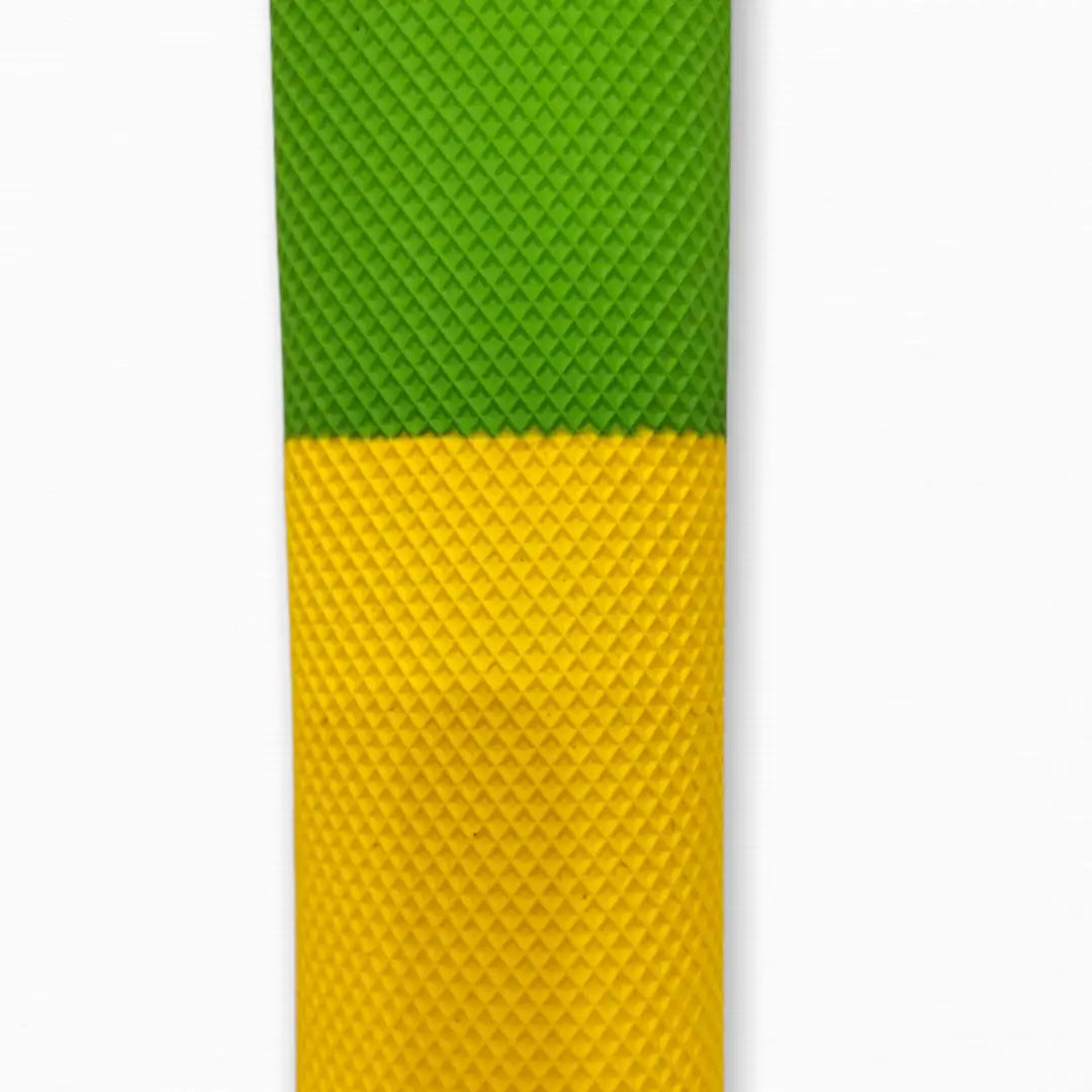 GR Cricket Bat Grip Diamond Design Full Green/Yellow/Black - Cricket Bat Grip