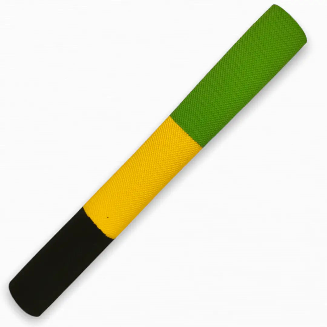 GR Cricket Bat Grip Diamond Design Full Green/Yellow/Black - Cricket Bat Grip