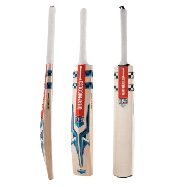 Gray Nicolls Alpha Warrior Cricket Bat Kashmir Willow (Junior) - Size 6 (11-13 Years Old) - BATS - MENS ENGLISH WILLOW