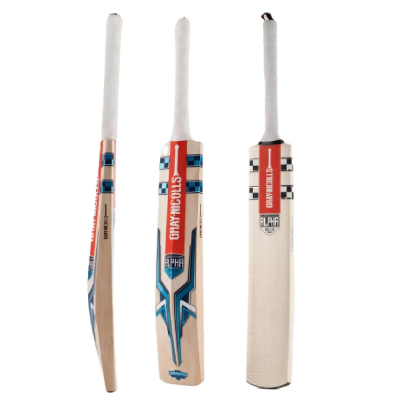 Gray Nicolls Alpha Warrior Cricket Bat Kashmir Willow (Junior) - Size 6 (11-13 Years Old) - BATS - MENS ENGLISH WILLOW