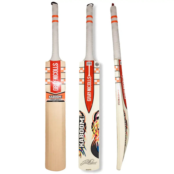 Gray Nicolls Kaboom Warner Academy Cricket Bat Kashmir Willow - Short Handle - BATS - MENS KASHMIR WILLOW