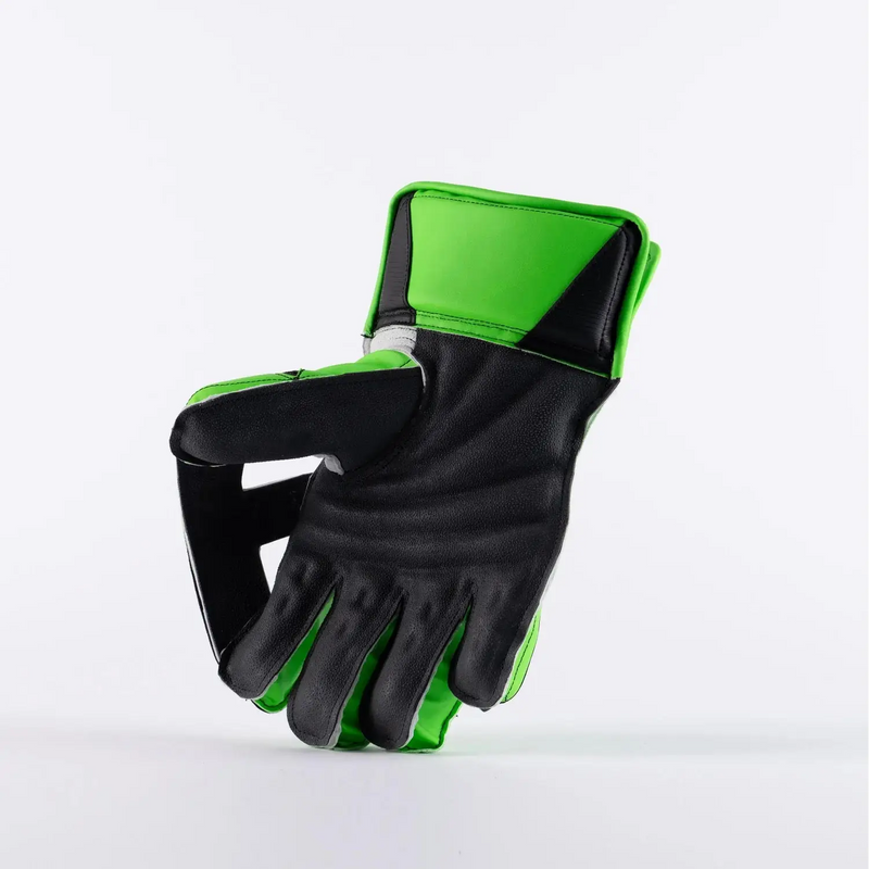 Gray Nicolls Test Cricket Wicket Keeping Gloves Green - Adult - GLOVE - WICKET KEEPING