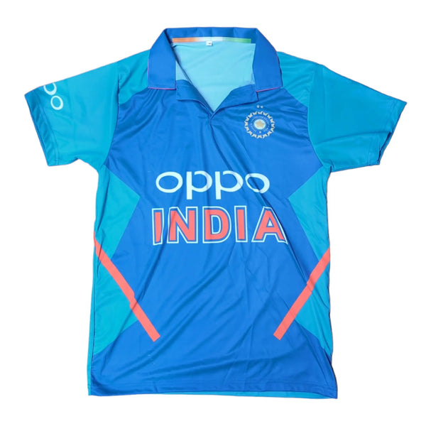 India Cricket Team Jersey Blue - Medium / Blue - Team Shirt