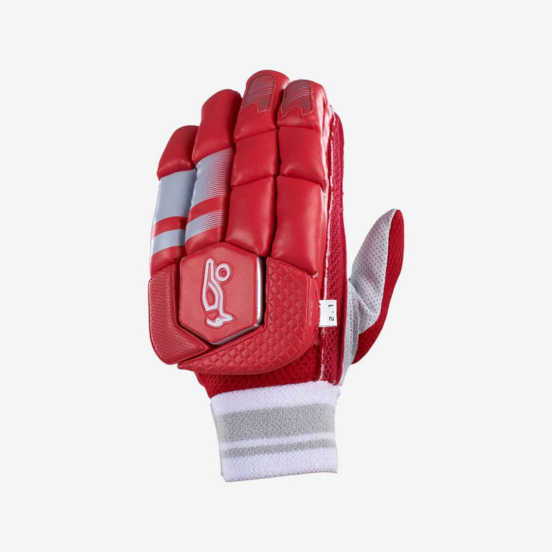 Kookaburra 2.1 T20 Red Cricket Batting Gloves - GLOVE - BATTING