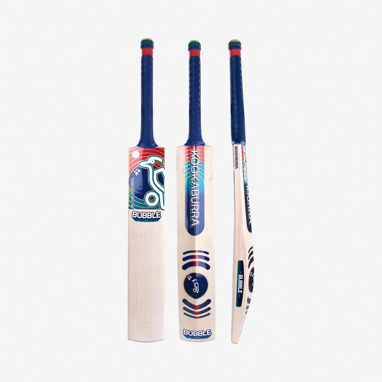 Kookaburra Bubble 4.1 Cricket Bat English Willow - Short Handle (Standard Adult Size Bat) - BATS - MENS ENGLISH WILLOW