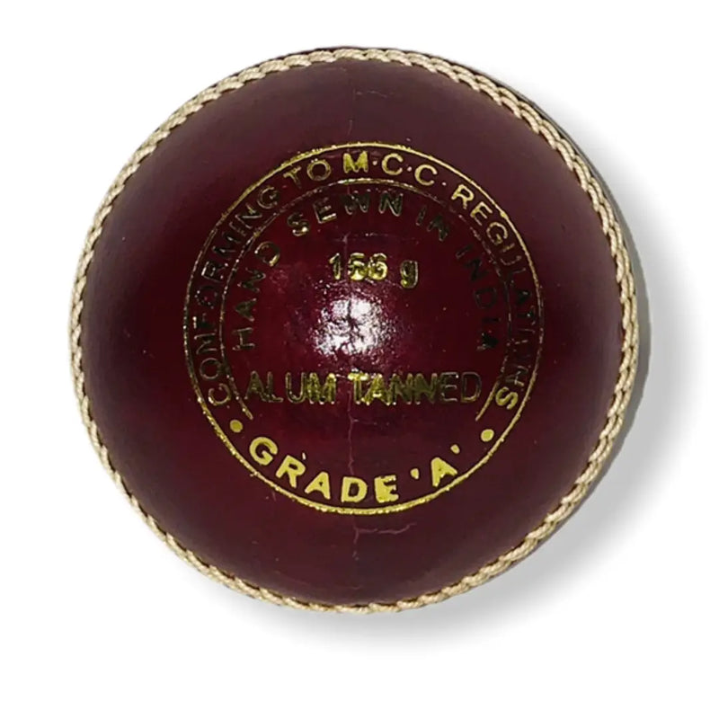 Kookaburra Gold King Cricket Ball Red Senior Grade A - Senior / Red - BALL - 4 PCS LEATHER