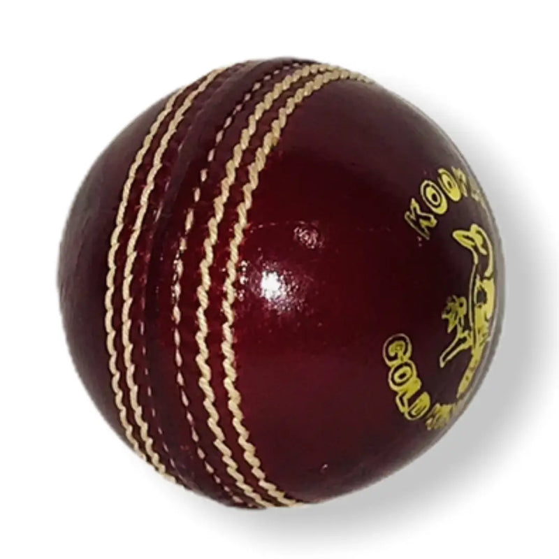 Kookaburra Gold King Cricket Ball Red Senior Grade A - Senior / Red - BALL - 4 PCS LEATHER