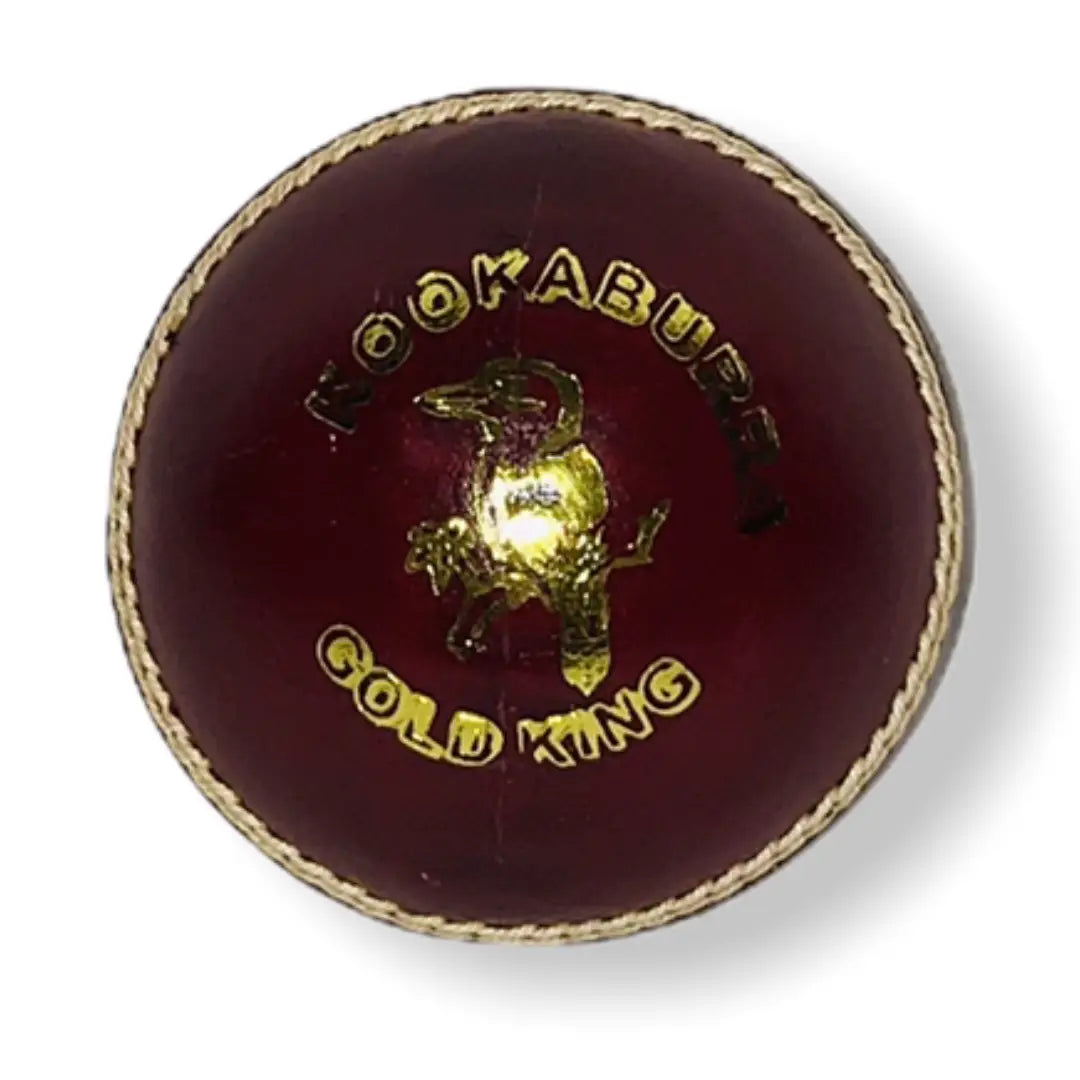 Kookaburra Gold King Cricket Ball Red Senior Grade A - Senior / Red - BALL - 4 PCS LEATHER