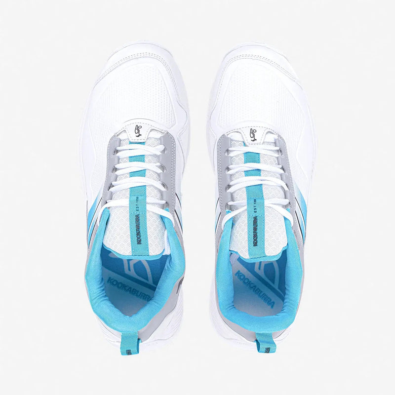 Kookaburra KC 1.0 RUBBER SOLE CRICKET SHOE WHITE/MINT - FOOTWEAR - RUBBER SOLE