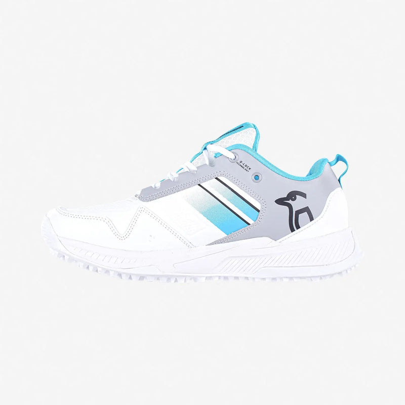 Kookaburra KC 1.0 RUBBER SOLE CRICKET SHOE WHITE/MINT - FOOTWEAR - RUBBER SOLE