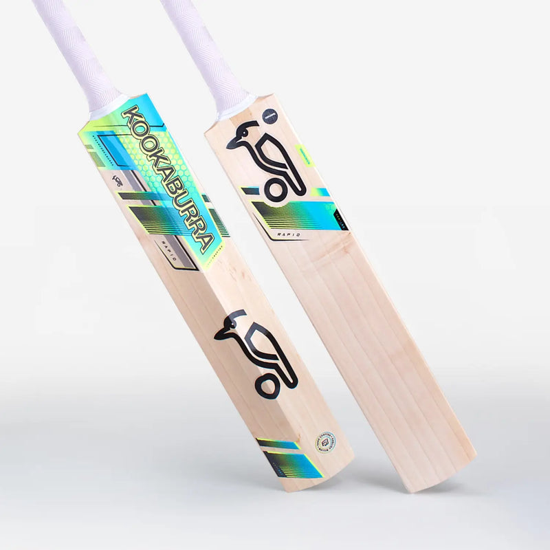 Kookaburra RAPID 4.1 Cricket Bat English Willow - Short Handle (Standard Adult Size Bat) - BATS - MENS ENGLISH WILLOW