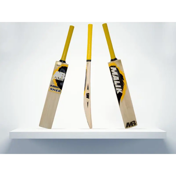 MB Malik Bubber Sher Cricket Bat Finest English Willow - Short Handle - BATS - MENS ENGLISH WILLOW