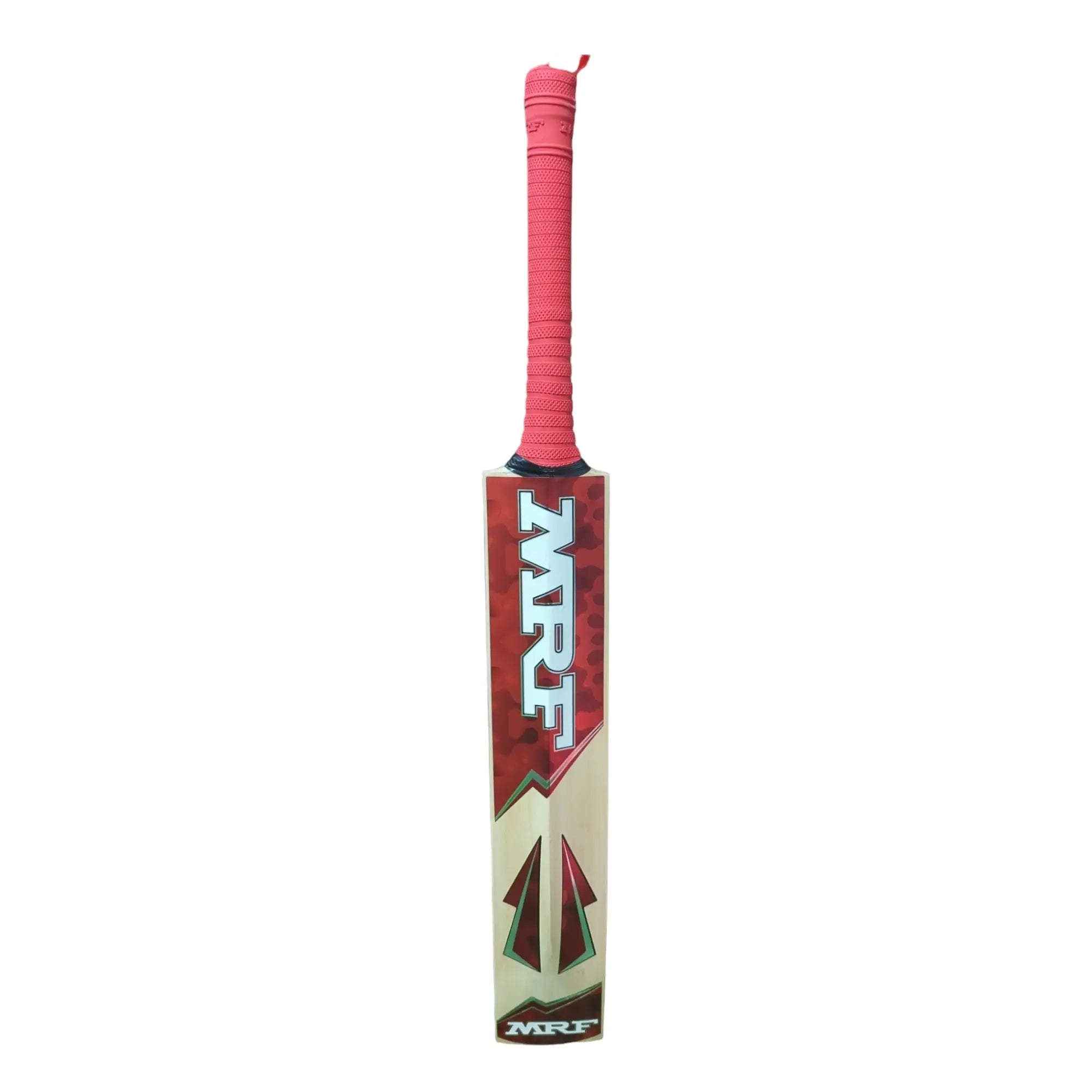 MRF Typhoon Cricket Bat Kashmir Willow - Short Handle (Standard Adult Size Bat) - BATS - MENS KASHMIR WILLOW