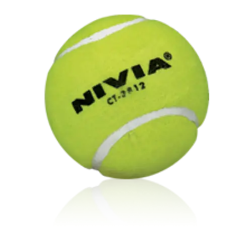 Nivia Heavy Tennis Cricket Ball Yellow Pack of 6 - BALL - SOFTBALL