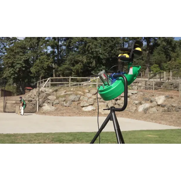 Paceman 245 Edge Cricket Bowling Machine Auto Feeder Bowling Speeds up to 100kph - Cricket Bowling Machine