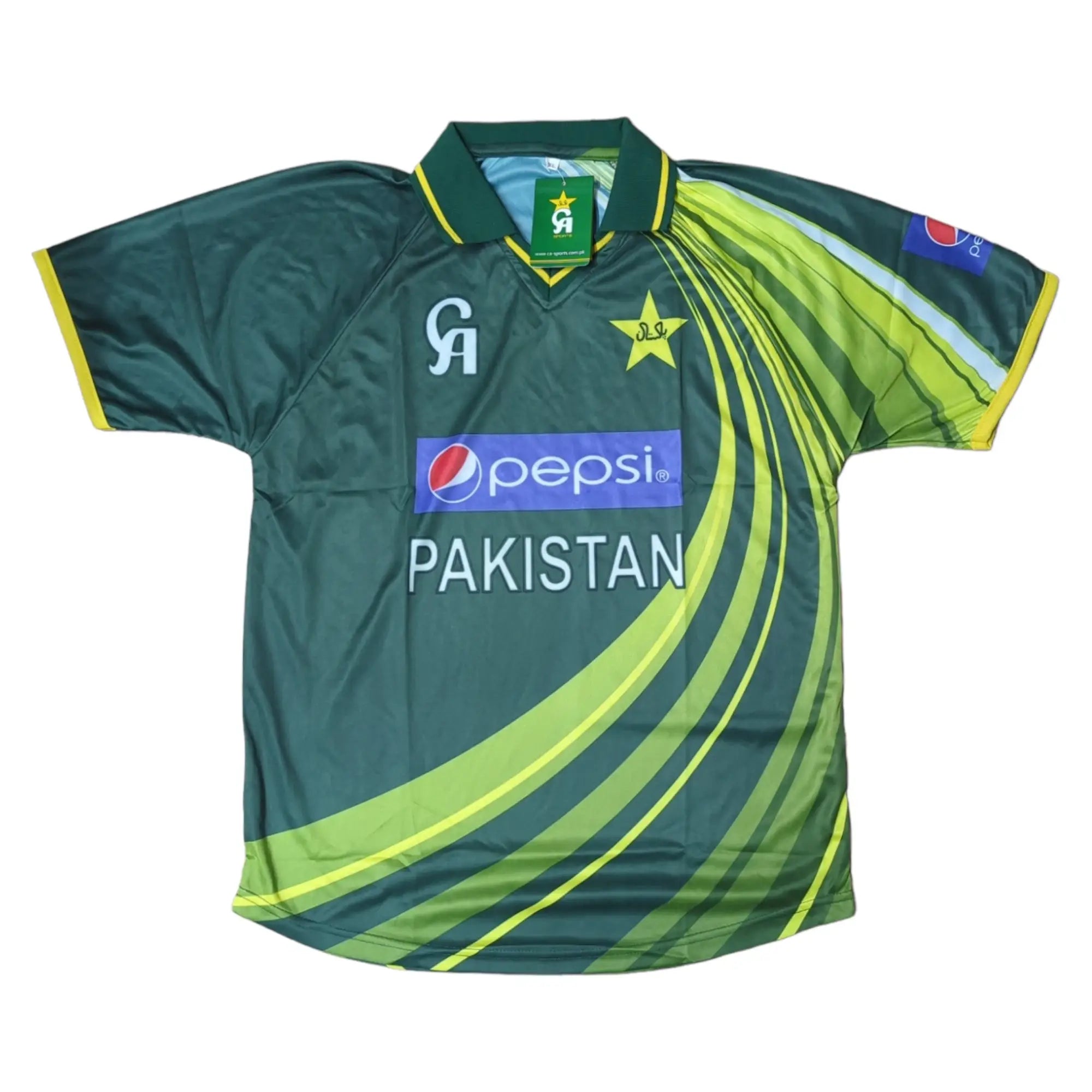 Pakistan Cricket Team Jersey Shirt Green - X-Large (Pakistan Size) / Green - Team Shirt