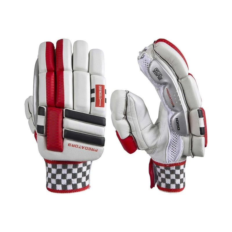 Predator3 1000 Cricket Batting Gloves Gray Nicolls - GLOVE - BATTING