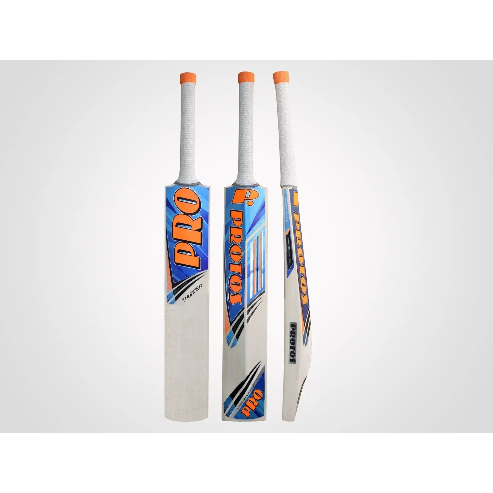 Protos Pro Thunder Cricket Bat - Short Handle (Standard Adult Size Bat) - BATS - MENS ENGLISH WILLOW