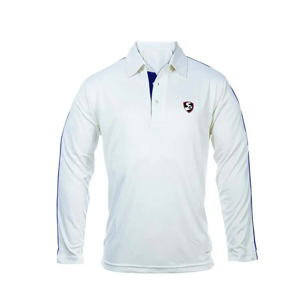 SG Century White Cricket Shirt Full Sleeve Premium Quality