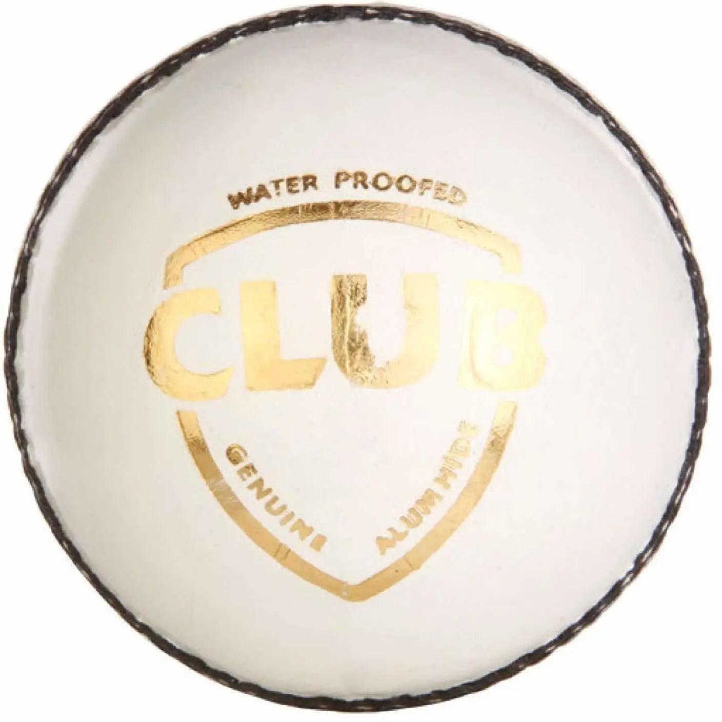 SG Club Cricket Ball White Hard Leather Ball Senior 5.5oz Cricket