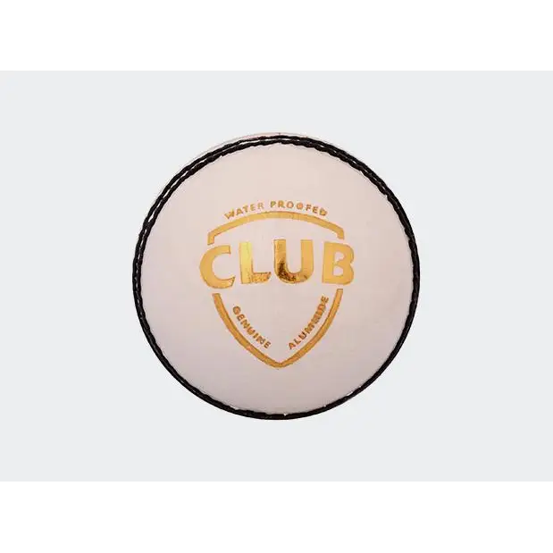 SG Club Cricket Ball White Hard Leather Ball - BALL - YOUTH LEATHER