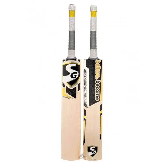 SG King Cobra Cricket Bat English Willow Men - Short Handle (Standard Adult Size Bat) - BATS - MENS ENGLISH WILLOW