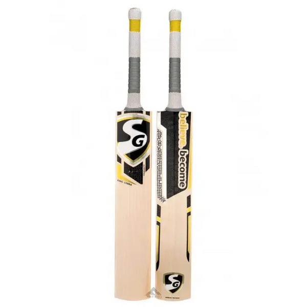SG King Cobra Cricket Bat English Willow Men - Short Handle (Standard Adult Size Bat) - BATS - MENS ENGLISH WILLOW