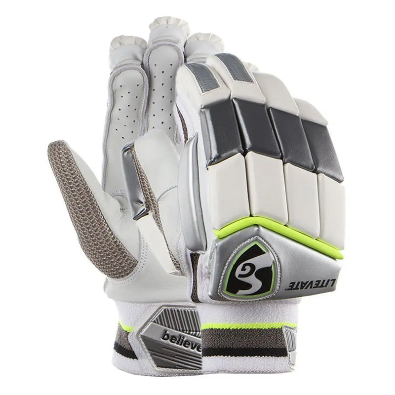 SG Litevate Cricket Batting Gloves High Quality Leather Palm - Boy RH - GLOVE - BATTING