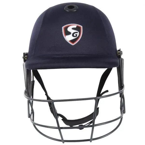 SG Savage Tech Cricket Helmet - Medium / Navy - HELMETS & HEADGEAR