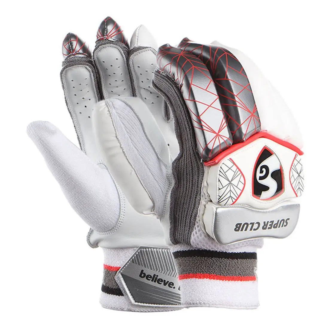 SG Super Club Cricket Batting Gloves - Boy RH - GLOVE - BATTING