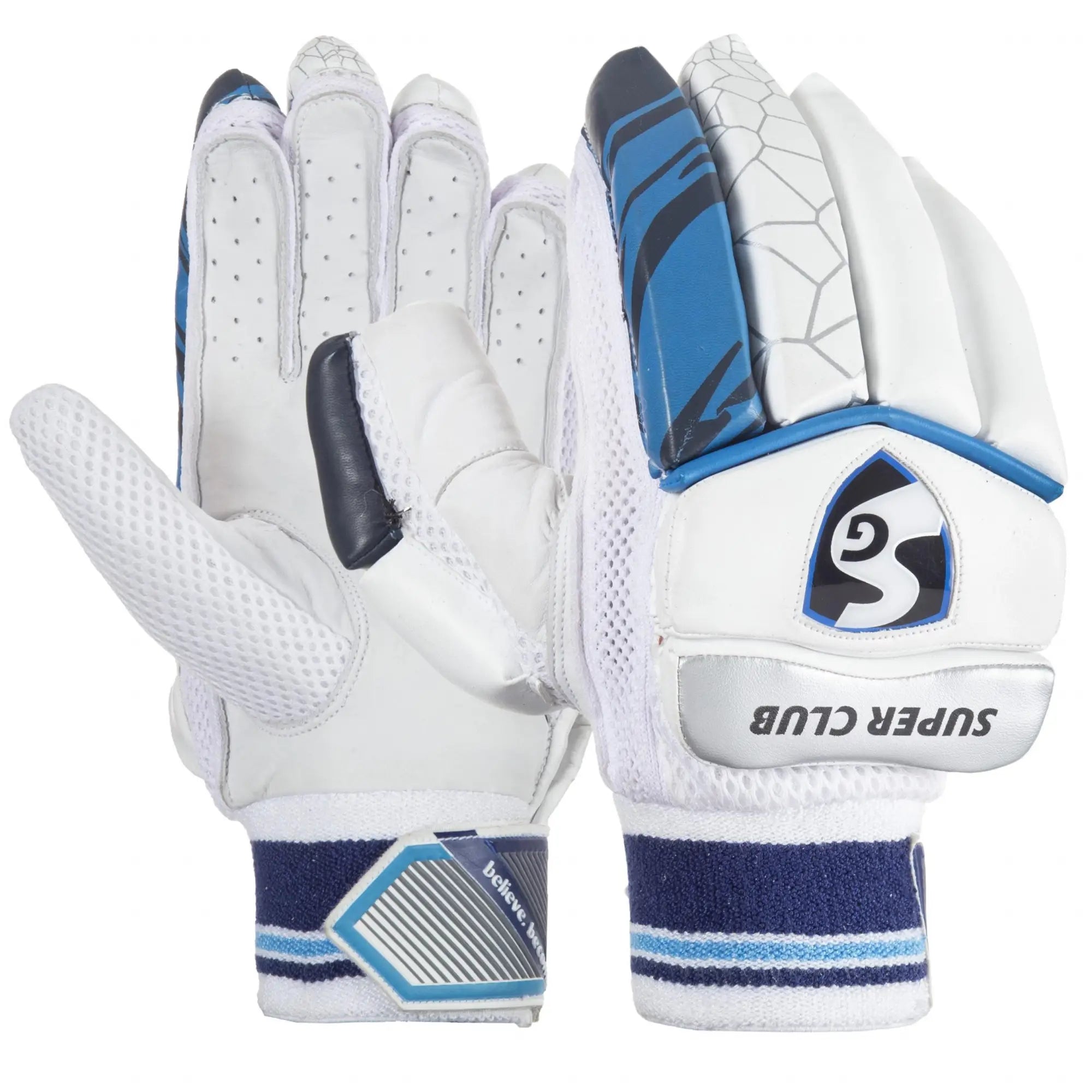 SG Super Club Cricket Batting Gloves - Men RH - GLOVE - BATTING