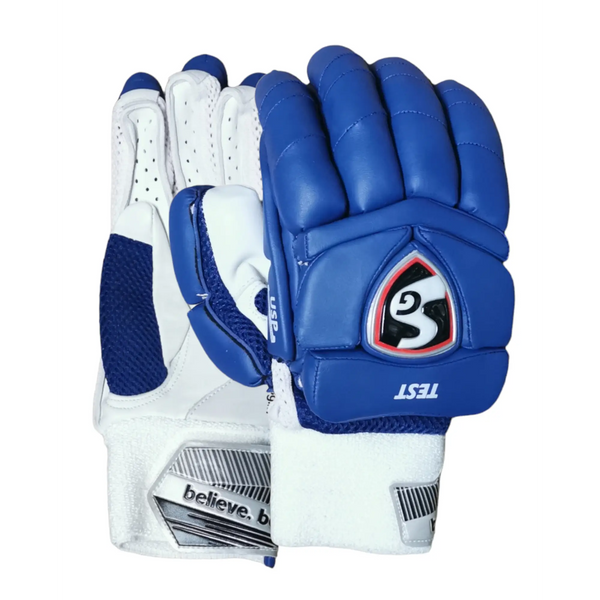 SG Test Blue Cricket Batting Gloves Cricket Best Buy