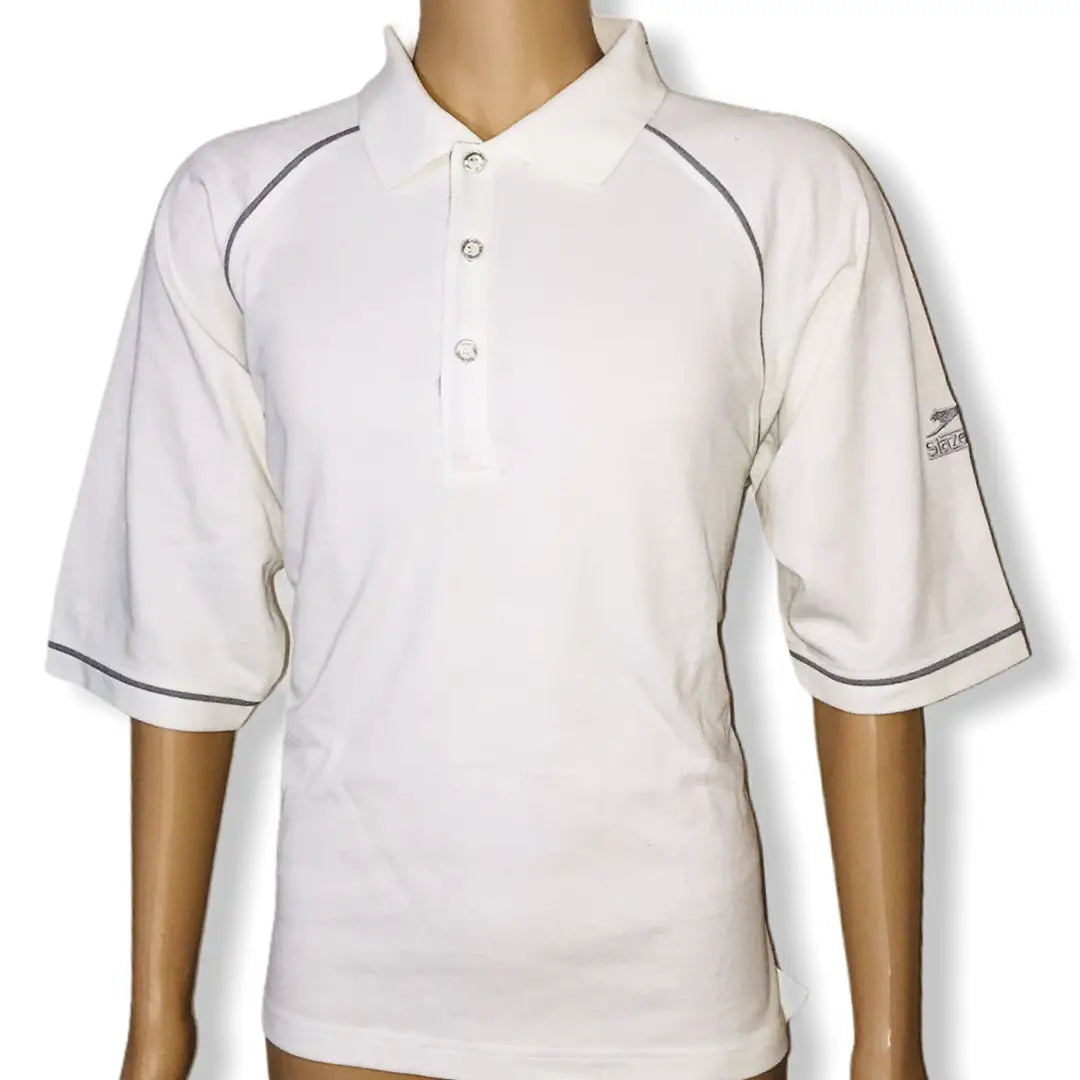 Slazenger Pro Cricket Shirt 3/4 Sleeve Cream - Medium / Cream - CLOTHING - SHIRT