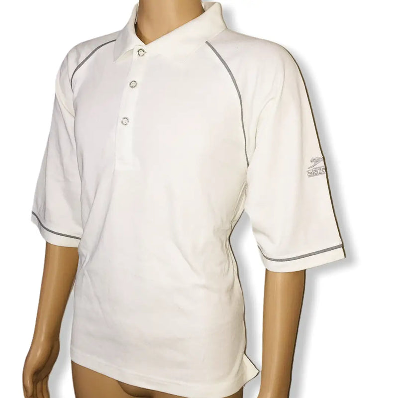 Slazenger Pro Cricket Shirt 3/4 Sleeve Cream - Medium / Cream - CLOTHING - SHIRT