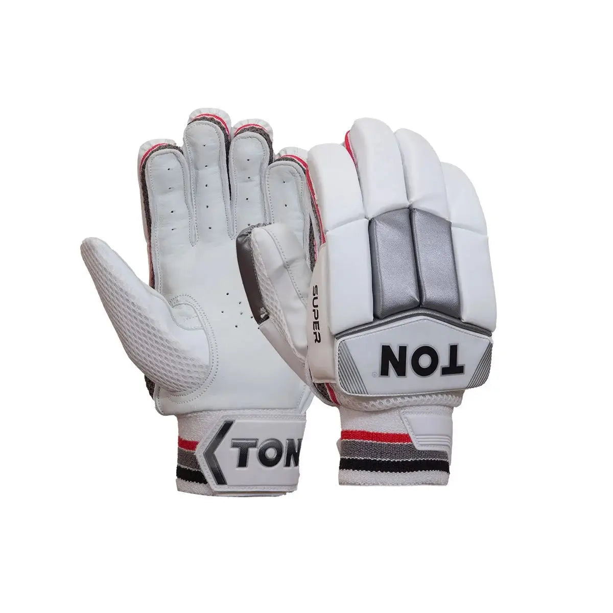 SS TON Super Cricket Batting Gloves- Premium Quality Leather - Men RH - GLOVE - BATTING