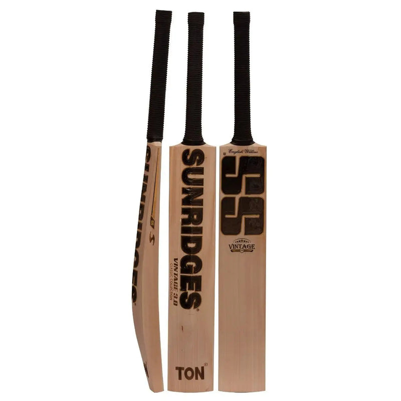 SS Vintage 3.0 Cricket Bat English Willow Thick Edge Clean Blade - BATS - MENS ENGLISH WILLOW
