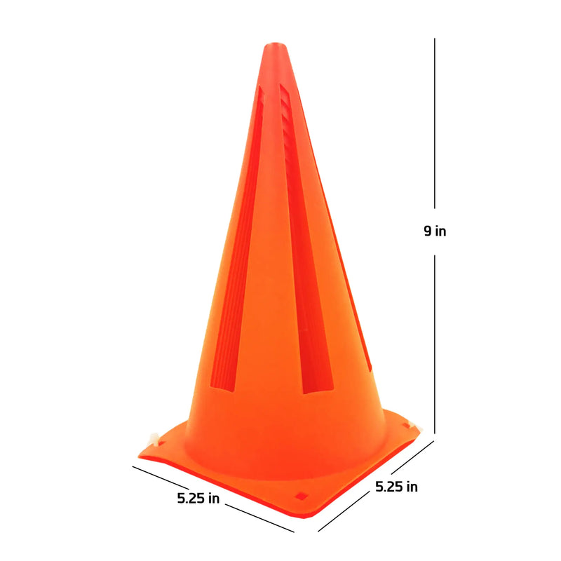9 inch Cones Boundary Fielding Practice Training Safety Cones - Single Cone - MISCELLANEOUS ITEMS
