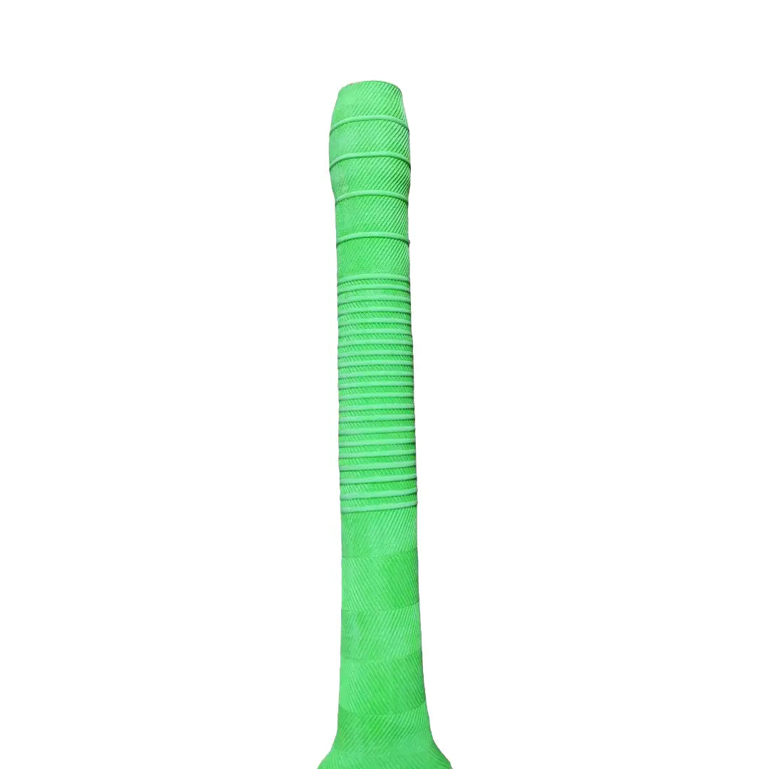 Bratla Chevron Rib Cricket Bat Rubber Grip - Green - Cricket Bat Grip