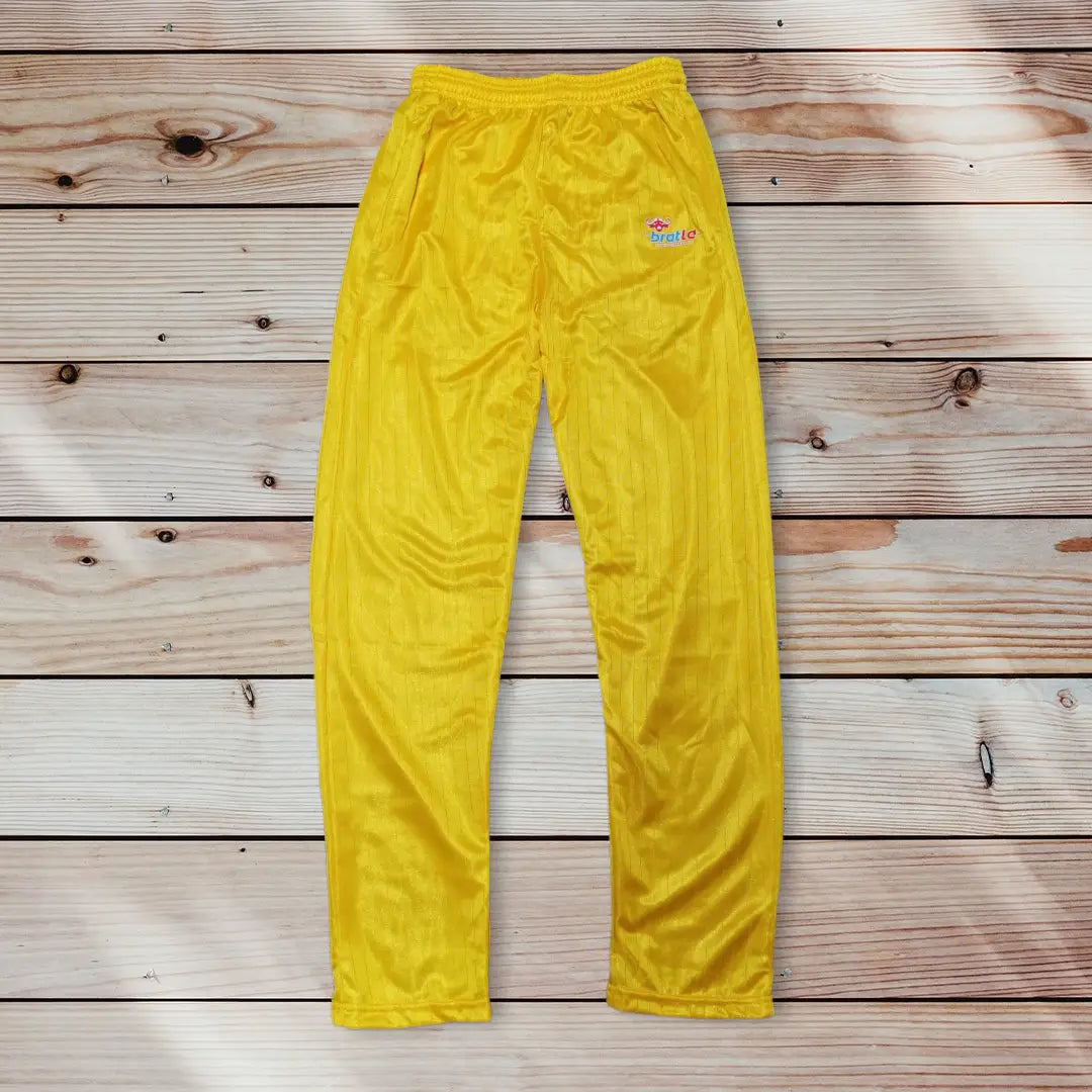 Bratla Club Cricket Trouser Pant Yellow Clearance Final Sale - CLOTHING - PANTS