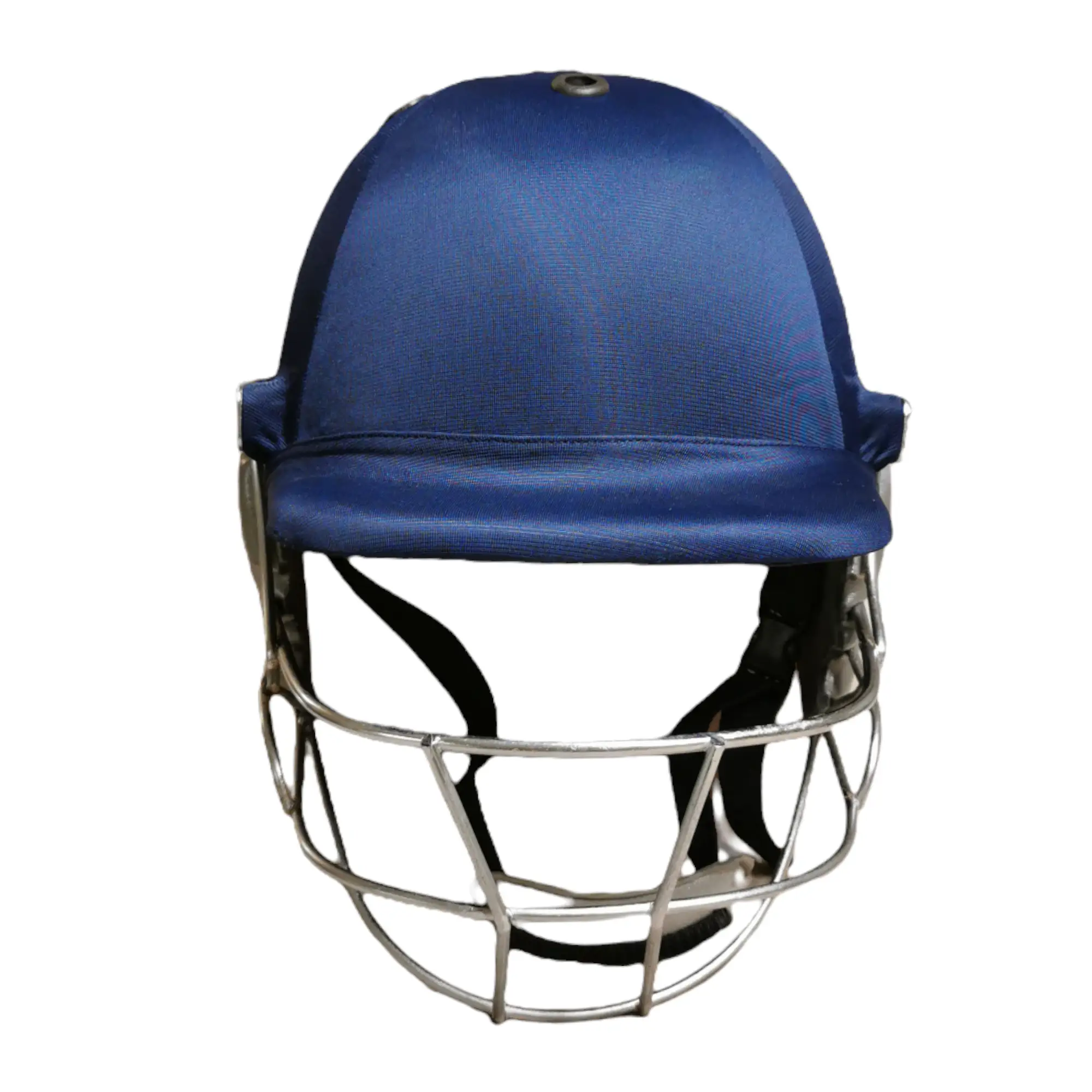 Bratla Pro Cricket Helmet Navy Blue with Extra Padding Neck Guard and