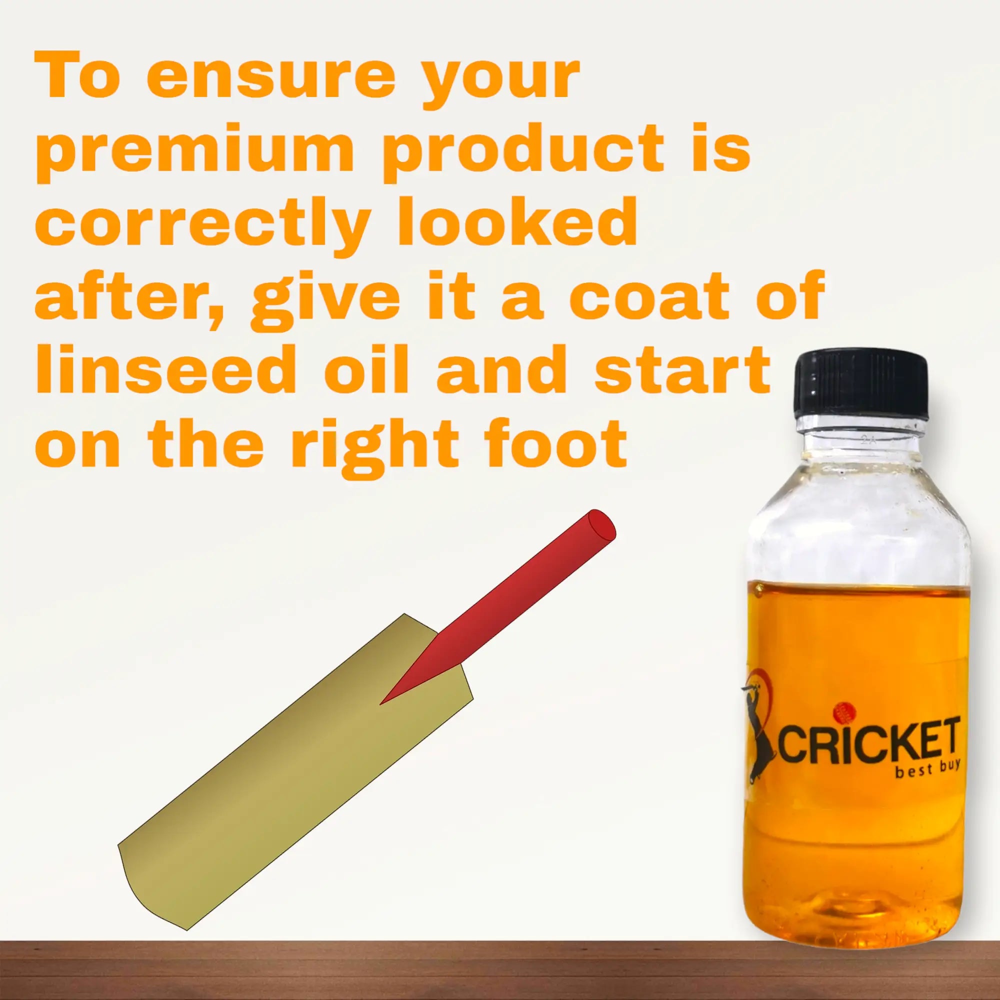 CBB Cricket Bat Linseed Oil Natural For Maintenance of your Cricket Bat